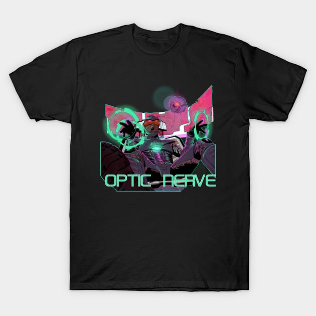 Optic Nerve Hud T-Shirt by Puzzlebox Records